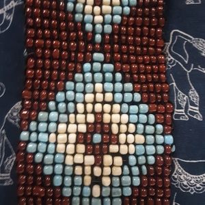 Southwestern style beaded belt